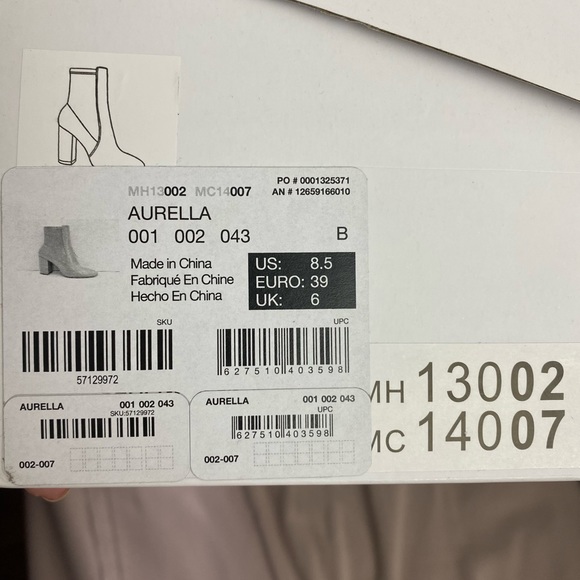 ALDO - black leather boots 8.5 - Picture 6 of 7